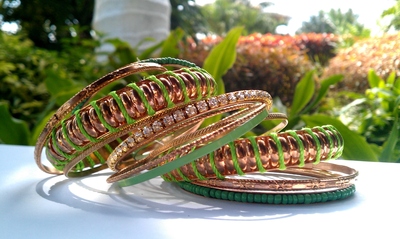 Key Lime Bangle Set