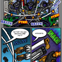 Inked Comic Book Action Page In Full Color, Step#4 Choose Art Order(s) - Thumbnail 1