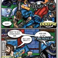 Inked Comic Book Action Page In Full Color, Step#4 Choose Art Order(s) - Thumbnail 3