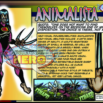 Add animalista (heroine), step#5 : add characters (optional)