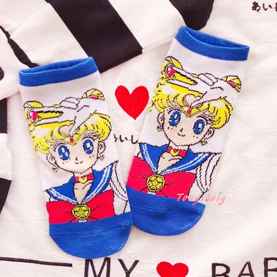 Cartoon Sailor Moon Socks