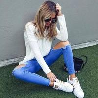 Hollow Out Knit Stylish Sweater - Thumbnail 1