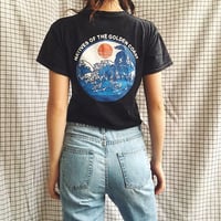 GOLDEN COAST Ocean Waves Printed Old Tee - Thumbnail 1