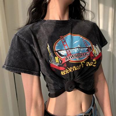 San Francisco Golden Gate Bridge Printed Top