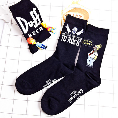 Free Shipping-HOMER SIMPSON SOCKS (SET/3PAIRS)