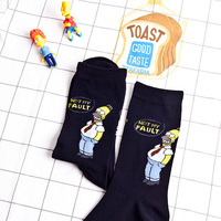 Free Shipping-HOMER SIMPSON SOCKS (SET/3PAIRS) - Thumbnail 2
