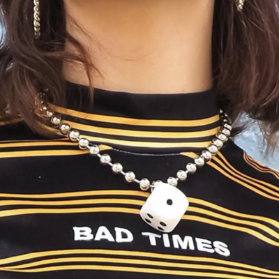 Dice necklace