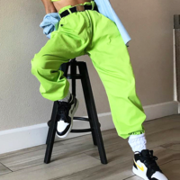 Free Shipping-NEON JOGGER PANTS - Thumbnail 1