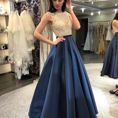 Sparkly beaded long prom dresses  - Thumbnail 4