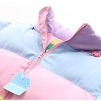 Harajuku Rainbow Stripe Contrast Jacket - Thumbnail 4