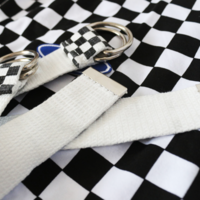 Free Shipping-CHECKER CANVAS BELT  - Thumbnail 4