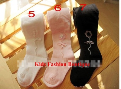 Girls flower tights