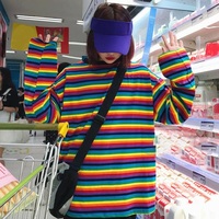 RAINBOW LONG SLEEVE TOP - Thumbnail 1