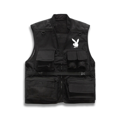 "PLAYBOY" UTILITY TACTICAL VEST IN BLACK