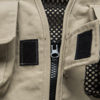 "PLAYBOY" UTILITY TACTICAL VEST IN KHAKI - Thumbnail 2