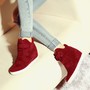 Casual Suede Platform Sneakers Shoes-3