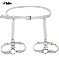 Adjustable Sexy Gothic Harajuku PU Leather Leg and Thigh Suspender Belt Strap - Thumbnail 2