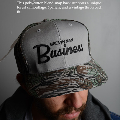 Grown man business - camo