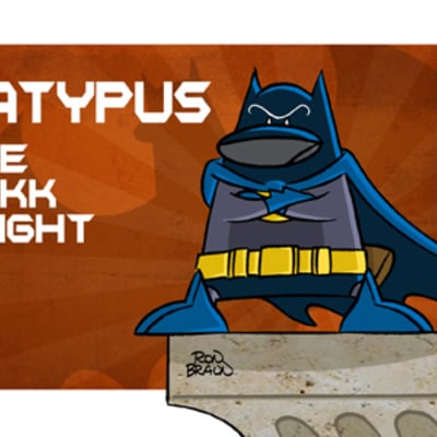 I, platypus: batypus, the dakk knight small print