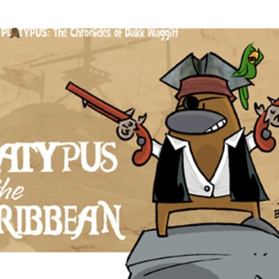 I, platypus: platypus of the caribbean small print