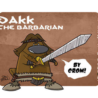I, platypus: dakk the barbarian large print