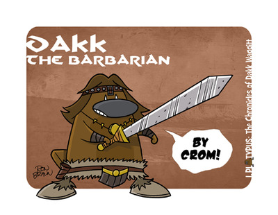 I, Platypus: Dakk The Barbarian Large Print