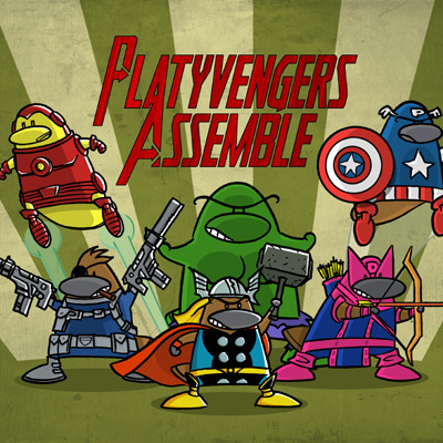 I, platypus: platyvengers assemble large print