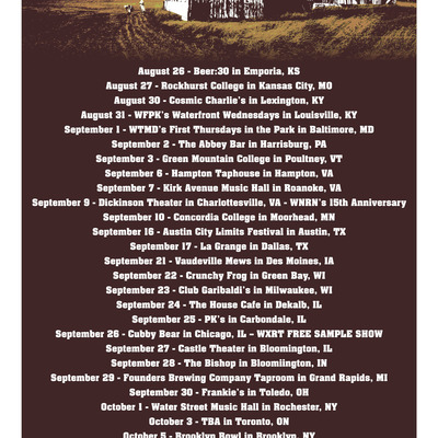 Poster - vintage death of a decade tour - 2011 - Thumbnail 1