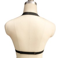  Sexy Strappy Black Caged Bralette Bra - Thumbnail 3
