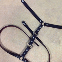 Punk Gothic Body Belt Harness Straps Bra - Thumbnail 1