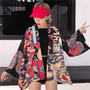 Summer Harajuku Printed Japanese Kimono Blouse-3