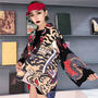 Summer Harajuku Printed Japanese Kimono Blouse-4