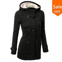 Casual Autumn Winter Women's Jacket Coat - Thumbnail 3