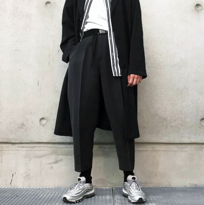 Free Shipping-90s TAPERED TROUSERS