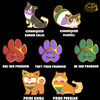 Pride Pets Enamel Pin - Thumbnail 2