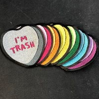 I'M TRASH conversation heart patch - Thumbnail 1
