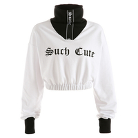 Gothic Such Cute Printed Roll Neck Top - Thumbnail 4