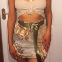 Free Shipping-GOTHIC ANGELS MINI SKIRT - Thumbnail 2