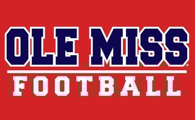 Ole miss football-red