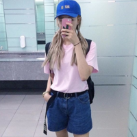 Free Shipping-UNISEX PLAIN TEE ( RED / PINK / WHITE ) - Thumbnail 2