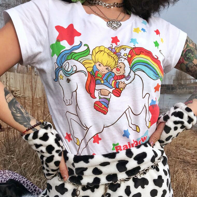 Kawaii Rainbow Unicorn Tee