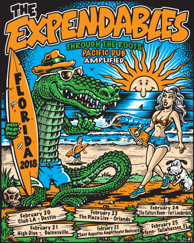 Expendables (FL) 18X24 screenprinted poster (signed and numbered)