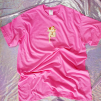 CUPID ANGELS T SHIRT IN PINK  - Thumbnail 2