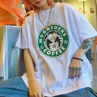 MOONBUCKS COFFEE Sailor Moon Printed Tee - Thumbnail 1