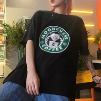 MOONBUCKS COFFEE Sailor Moon Printed Tee - Thumbnail 4