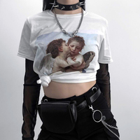 Free Shipping-KISSING ANGELS TEE - Thumbnail 2
