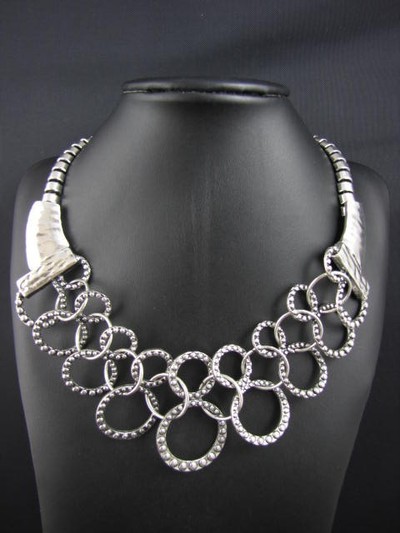 Linked Hoops Necklace