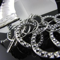 Linked Hoops Necklace - Thumbnail 1