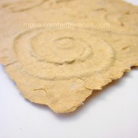Handmade Paper with Embossed Designs  - Thumbnail 2