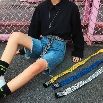 Free Shipping-STONE CRACK BELT